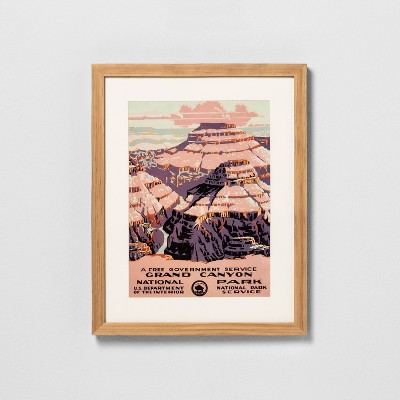 12" x 15" Grand Canyon Framed Wall Art - Hearth & Hand™ with Magnolia