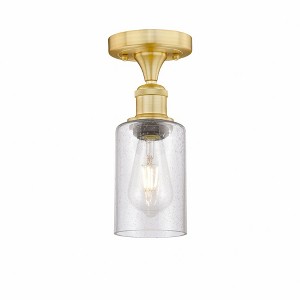 Clymer - 1 Light Semi-Flush Mount In Art Deco Style-9.63 Inches Tall and 3.88 Inches Wide - 1 of 1