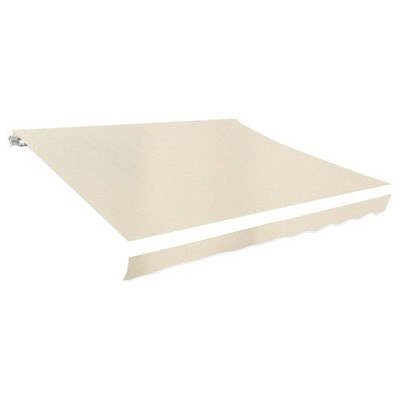 VidaXL Awning Top Sunshade Canvas Cream 9.8'x8.2' (Frame Not Included)