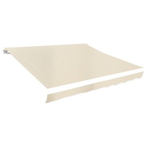 VidaXL Awning Top Sunshade Canvas Cream 9.8'x8.2' (Frame Not Included) - 1 of 4