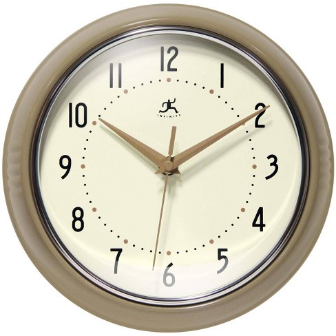 14 Pleated Brass Round Analog Wall Clock Antique Finish - Hearth & Hand™  with Magnolia