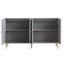 NicBex 58.84" Modern 4-Door Sideboard,Kitchen Storage Cabinets with Metal Handle and Legs for Kitchen and Dining Room,Gray - 4 of 4