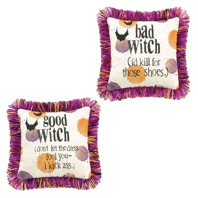 C&F Home Witch Reversible High Definition 14" x 14" Throw Pillow