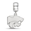 Black Bow Jewelry Sterling Silver Kansas State Wildcats NCAA Bead Charm - 2 of 4