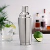 True Vacuum Insulated Cocktail Shaker Leak Proof Insulated Shaker Stainless Steel, Cocktail Shaker, Drink Shaker and Strainer, 25oz, Silver, Set of 1 - 2 of 4
