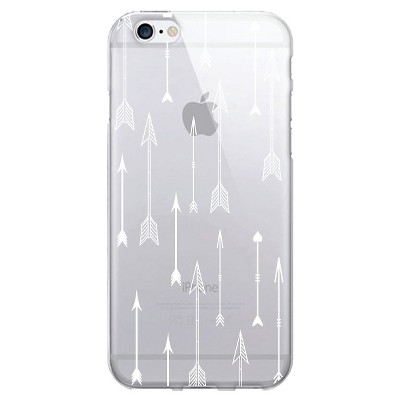 OTM Essentials Apple iPhone 8/iPhone 7 Tough Edge Feathers & Arrows Clear Case - Flying Arrows White
