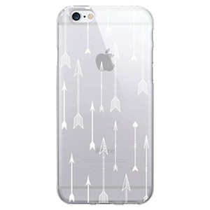OTM Essentials Apple iPhone 8/iPhone 7 Tough Edge Feathers & Arrows Clear Case - Flying Arrows White - 1 of 4