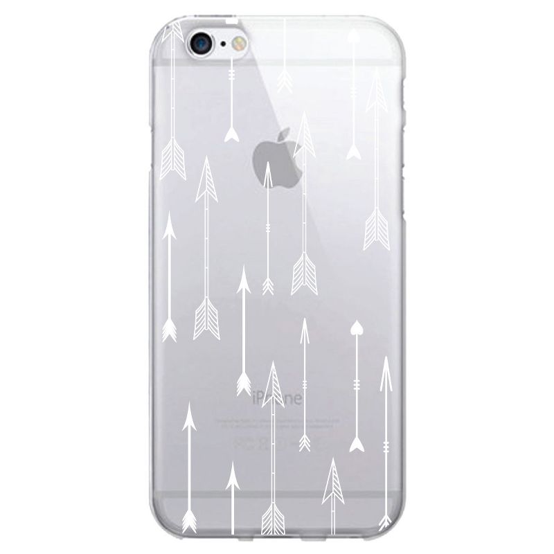 OTM Essentials Apple iPhone 8/iPhone 7 Tough Edge Feathers &#38; Arrows Clear Case - Flying Arrows White, 1 of 7