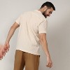 Campus Sutra Men Men's Pale Yellow Micro Creased Shirt - 4 of 4