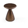 Whiteline Modern Living Willie Large Side End Table, Black/White - 4 of 4