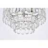 Elegant Lighting Mila 16 inch flush mount in chrome - 4 of 4