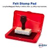 Carter's Felt Stamp Pads, 2.75" x 4.27", Red Ink Pads, 5 Pack (21071) - 2 of 4