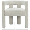Meridian Furniture,Athena Boucle Fabric Accent/Dining Chair - 4 of 4