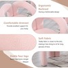 MOONMISS 2 PCS Contemporary Designed Teddy Fabric Upholstered Accent Chairs Kitchen Armchair for Living Room - 3 of 4