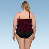 Aqua Green, Women's Triple Tier Tankini - 3 of 3
