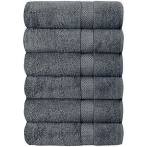 Hotel & Spa 100% Cotton Bath Towels (Set of 6) - 1 of 3