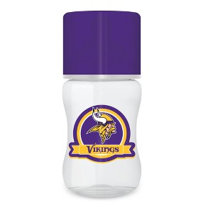 BabyFanatic Officially Licensed Minnesota Vikings NFL 9oz Infant Baby Bottle - 1 of 3