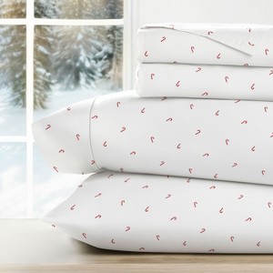 Christmas Holiday Soft Comfy 4 Piece Bed Sheet Set, Winter Prints - Becky Cameron - 1 of 4