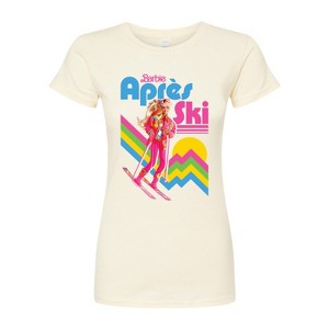 Women's - Barbie - Retro Apres Ski-Juniors Fitted Graphic T-Shirt Fitted Graphic T-Shirt - 1 of 2