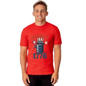 Fourth Of July Men's Party Like It's 1776 Parody Funny T-Shirt - 1 of 4