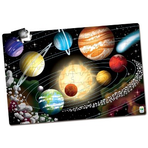 The Learning Journey Puzzle Doubles! Glow in the Dark! Space (100 pieces) - 1 of 4