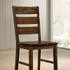 NicBex Set of 2 Dining Chair Industrial Style Solid Wood Chairs Kitchen & Dining Room Furniture,Brown - 2 of 4
