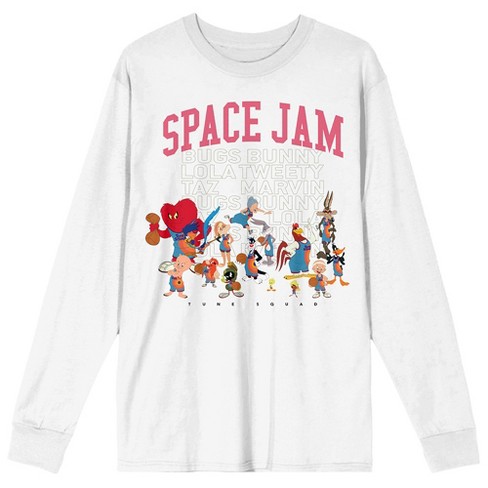 space jam Mens Classic Shirt - Tune Squad Marvin & Bugs Bunny Tee 90s  Classic T-Shirt 