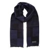 Mio Marino | Men's Cashmere Feel, 100% Cotton Fashion Winter Scarf - 3 of 4