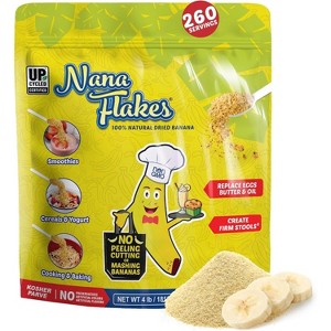 Nutritional Designs Nana Flakes Dried Banana Natural Diarrhea Relief & Digestive Health Support High-Fiber Banana Supplement 4 lb for Digestive Health - 1 of 4