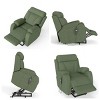 Velvet Power Lift Recliner Chair for Seniors, Adjustable Electric Reclining Lift Chair with Remote Control, Heavy Duty Small Space Recliner-Koiai - 3 of 4