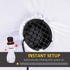 INFURNIC Party Decorations and Accessories Inflatable Snowman with Ground Stakes for Christmas Display, Multicolored, 66.25"*31.5"*94.5" - 4 of 4