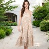 Anna-Kaci Women's Floral Print Halter Maxi Dress with Skirt and Elastic Waist - 4 of 4