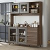 FUFU&GAGA Brown Kitchen Cabinet Cupboard Buffets Sideboards Storage Cabinet - 2 of 4