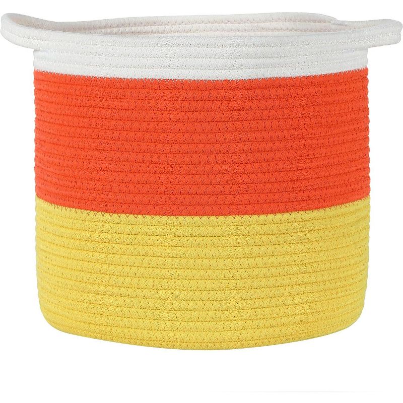 Midlee Candy Corn Rope Basket, 1 of 8