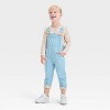 OshKosh B'gosh Toddler Girls' Overalls - Sky Blue - 3 of 3