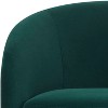 Lifestyle Solutions Bournemouth Swivel Accent Chair: Minimalist, High-Density Foam, No Assembly Required - 2 of 4
