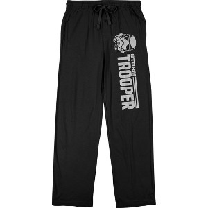 Star Wars Stormtrooper Men's Black Sleep Pajama Pants - 1 of 2