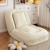Upholstered Human Dog Sofa Chair with Adjustable Backrest and Pillows, Corduroy Sleeper Chair for Adults and Pets-Baofuwish - 2 of 4