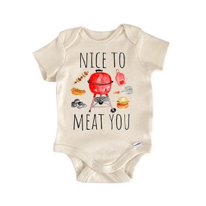 Barbeque Bbq Grill Master Newborn Baby Onesie® Bodysuit - 1 of 4