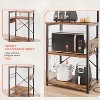 Bestier 4-Tier Microwave Stand Cart with Power Outlet Baker's Racks - 4 of 4