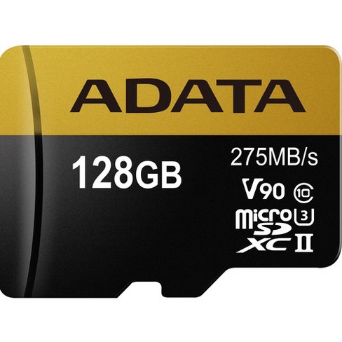 Adata Premier One 128 Gb Class 10 Uhs Ii U3 Microsdxc 275 Mb S Read 155 Mb S Write Target