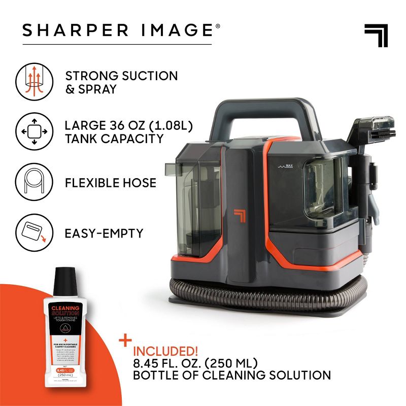 Sharper Image Stain Cleaner Portable Spot Vacuum 16 Ft Cord Black, 5 of 10
