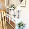Attop 6Pcs Artificial Eucalyptus Stems Greenery Stems 24" Tall Fake Plants Decor Faux Floral Stems for Vase Home Decorations - 3 of 4