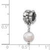 Black Bow Jewelry 6mm Lavender FW Cultured Pearl & Sterling Silver Dangle Bead Charm - 2 of 3