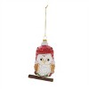 Glittered Glass Owl Ornament (Set of 12) - 2 of 2