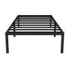 Heavy Duty 14� Metal Twin Bed Frame - 2000lbs Support, No Box Spring, Easy Assembly, Black - 2 of 4