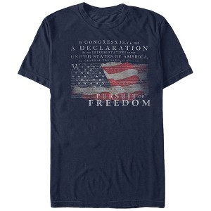 Men's Lost Gods Fourth of July  Declaration of Independence T-Shirt - 1 of 4