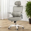 MAYEERTY High Back Ergonomic Home Office Chair - With Flip-Up Armrests & Adjustable Lumbar Support - 3 of 4