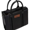 Purse for Women Medium Tote Bag Handbags Top-Handle Handbags All Black SK-WG70-8120DBK - 4 of 4