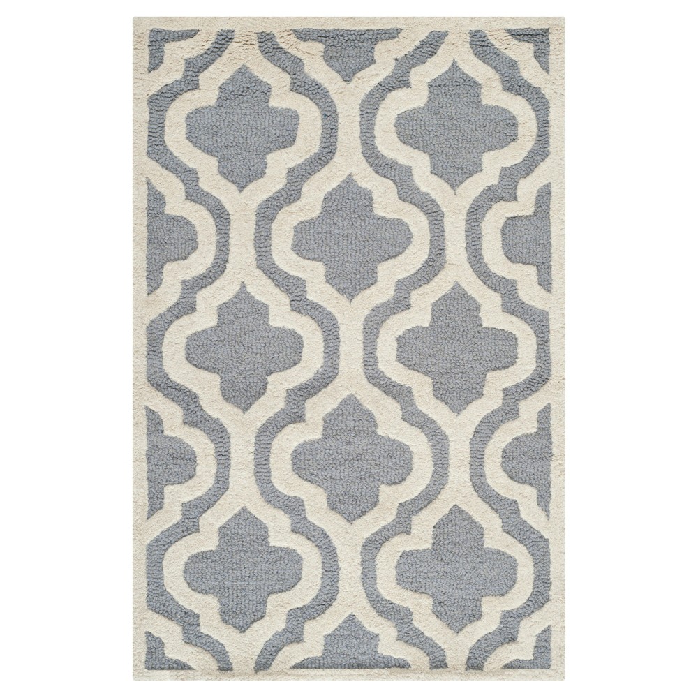 2'x3' Camila Rug Silver/Ivory - Safavieh